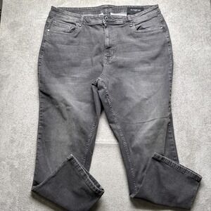 The Perfect Jean NYC Athletic Fit Gray Stretch Denim Jeans Men's 42x30